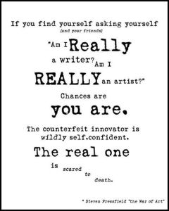 So You Call Yourself A Writer? 