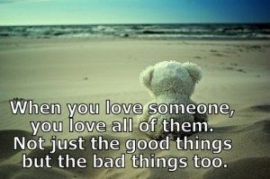 And then you leave a teddy bear alone on a beach for some reason. 