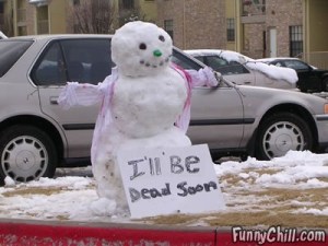dead snowman