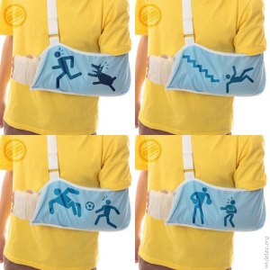 Hey! How did you hurt your...oh. 